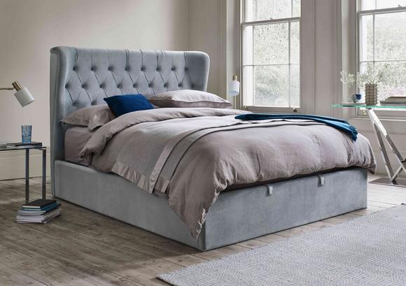 Blue bed